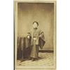 Image 1 : Antique CDV Photograph Asian Boy in Traditional Dress