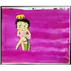 Image 1 : Original Betty Boop Animation Cel Background Crown Art