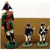 Image 2 : 3 REVOLUTIONARY WAR LEAD TOY SOLDIERS PAINTED 2-4"