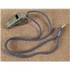 Image 1 : WWII MARINE DRILL SGT WHISTLE ON LANYARD