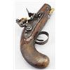 Image 4 : ET0503120042 ENGLISH FLINTLOCK POCKET PISTOL BY W COLE