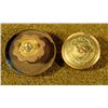 Image 2 : 2 U.S. MILITARY ITEMS-CIVIL WAR BUTTON & USAAF INSIGNIA