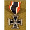 Image 1 : NAZI IRON CROSS W/RIBBON-ORIGINAL -RING MARKED 16