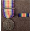 Image 1 : WWI U.S. VICTORY MEDAL AND RIBBON BAR ORIGINAL