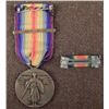 Image 2 : WWI U.S. VICTORY MEDAL AND RIBBON BAR ORIGINAL