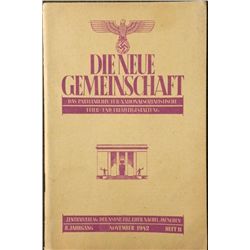 Die Neue Gemeinschaft Nazi Booklet 1942