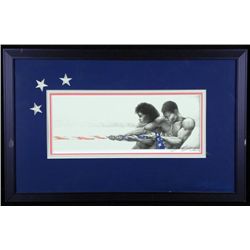 Gilbert Young Signed We As One Framed Matted Print