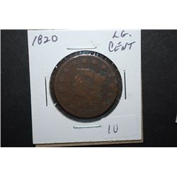 1820 US Large One Cent; EST. $15-20