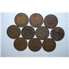Image 2 : Indian Head Pennies; Various Dates; All Good Or Better; Lot of 10; EST. $15-20