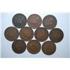 Image 1 : Indian Head Pennies; Various Dates; All Good Or Better; Lot of 10; EST. $15-20