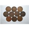 Image 1 : Indian Head Pennies; Various Dates; All Good Or Better; Lot of 10; EST. $15-20
