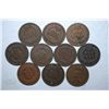 Image 2 : Indian Head Pennies; Various Dates; All Good Or Better; Lot of 10; EST. $15-20
