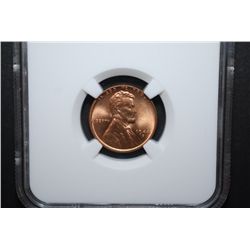 1944-D US Lincoln Wheat Back Penny; NGC Graded MS66 RD; EST. $20-30