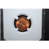 Image 1 : 1945 US Lincoln Wheat Back Penny; NGC Graded MS66 RD; EST. $20-30