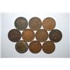 Image 1 : Indian Head Pennies; Various Dates; All Good Or Better; Lot of 10; EST. $15-20