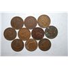 Image 1 : Indian Head Pennies; Various Dates; All Good Or Better; Lot of 10; EST. $15-20