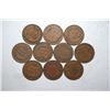 Image 2 : Indian Head Pennies; Various Dates; All Good Or Better; Lot of 10; EST. $15-20
