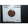 Image 1 : 1938-E German 1 Reichspfennig Foreign Coin With Flying Eagle Holding Swatstika; UNC; EST. $10-15