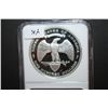 Image 2 : 1876 Struck 2006 US George T. Morgan $100 Union Private Issue; 1.5 Oz. Pure Silver; NGC Graded Gem P