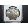 Image 1 : 1925 US Peace $1; NGC Graded MS62; EST. $65-90