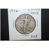 Image 1 : 1936 US Walking Liberty Half Dollar; EST. $15-20