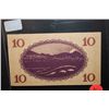 Image 2 : 1920 German 10 Pfennig Foreign Bank Note; EST. $5-10