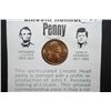 Image 2 : 1973 US Lincoln Penny With Kennedy Profile Imprinted On Obv. With History Of Coincidences; UNC; EST.