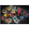 Image 2 : Assorted Military Challenge Coins; Various Dates, Bases, People, Places, Etc.; Lot of 25; EST. $50-1