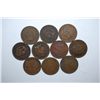 Image 1 : Indian Head One Cent; Various Dates; All Good Or Better; Lot of 10; EST. $15-20