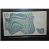 Image 2 : 1975 Swedish Tio (10) Kronor Foreign Bank Note; EST. $5-10
