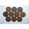 Image 1 : Indian Head One Cent; Various Dates; All Good Or Better; Lot of 10; EST. $15-20