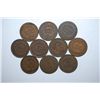 Image 2 : Indian Head One Cent; Various Dates; All Good Or Better; Lot of 10; EST. $15-20