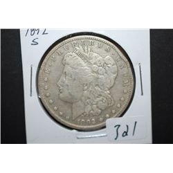 1892-S US Silver Morgan $1; EST. $30-40