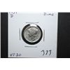 Image 1 : 1934-D US Mercury Dime; VF20; EST. $5-10