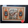 Image 2 : 1921 German 75 Pfennig Foreign Bank Note; EST. $5-10
