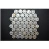 Image 1 : US Silver Dimes $5.00 Face Value; Various Dates & Conditions; Lot of 50; EST. $125-150