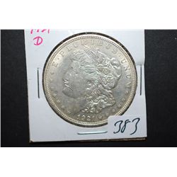 1921-D US Silver Morgan $1; EST. $30-40