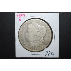 1899-O US Silver Morgan $1; EST. $30-40