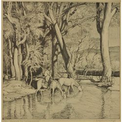 Ernest Martin Hennings - Beneath the Cottonwoods