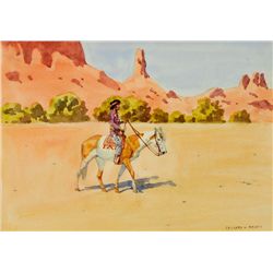 Leonard H. Reedy - Navajo Rider