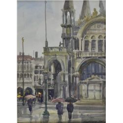 Gerald J. Fritzler - Rain on the Piazetta