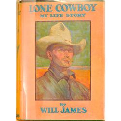 Will James - Lone Cowboy (book and drawing)