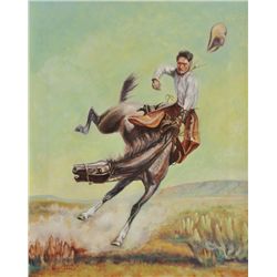 Will James - Bucking Horse and Rider