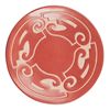 Image 1 : Richard Ebelacker - Redware Carved Plate with Four Seasons Design