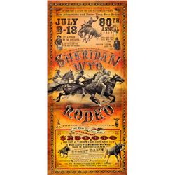 Bob Coronato - 2010 Sheridan County Wyoming Rodeo Poster