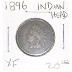 1896 INDIAN HEAD PENNY RED BOOK VALUE IS $20.00 *RARE EXTRA FINE GRADE*!!