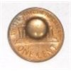Image 2 : 1963-D LINCOLN PENNY *WITH A MASONIC PUNCH ON PENNY* *RARE UNC CONDITION*!!