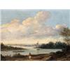 Image 1 : Kratzmann, Gustav (1820 - 1902), Lovas a vízparton, 1868