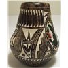 Image 4 : Navajo Etched & Hand-Painted Hummingbird Pottery - Everson Whitegoat