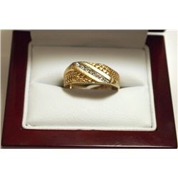 Dead Pawn Non-Native 10k Gold Women's Ring - B - O2